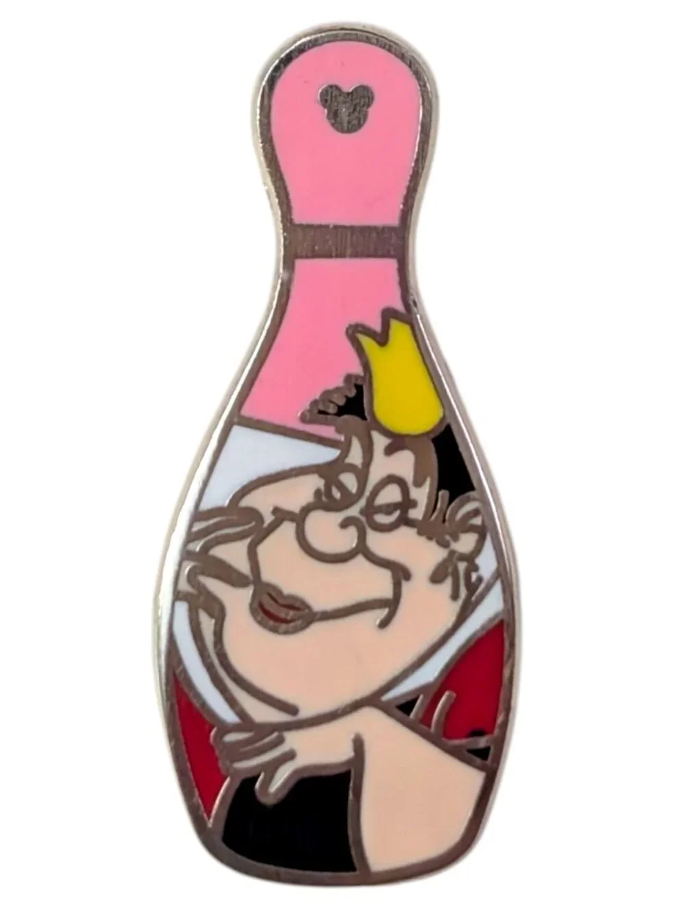 Alice in Wonderland Disney Pin: Queen of Hearts Villains Bowling Pin
